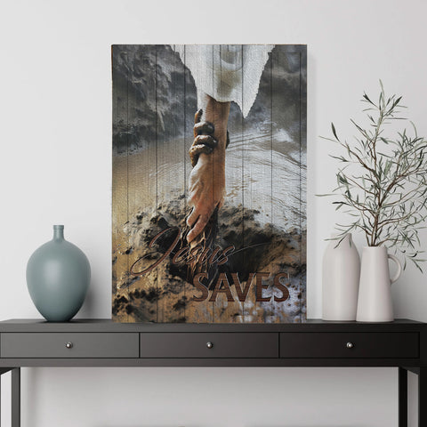 Jesus Saves Christian Wall Art