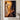 Jesus casting out a demon oil painting on canvas hanging on a bone white limewash plaster wall above a walnut console