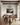 They that wait upon the Lord canvas above a marble buffet in a villa dining room with brass chandelier