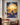 Lost lamb canvas art behind a walnut desk in a quiet home office and counseling space