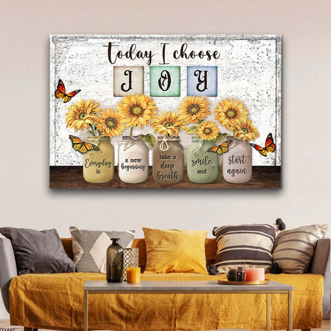 Today I Choose Joy Wall Art