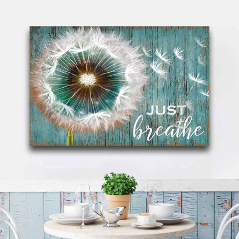Just Breathe Wall Art