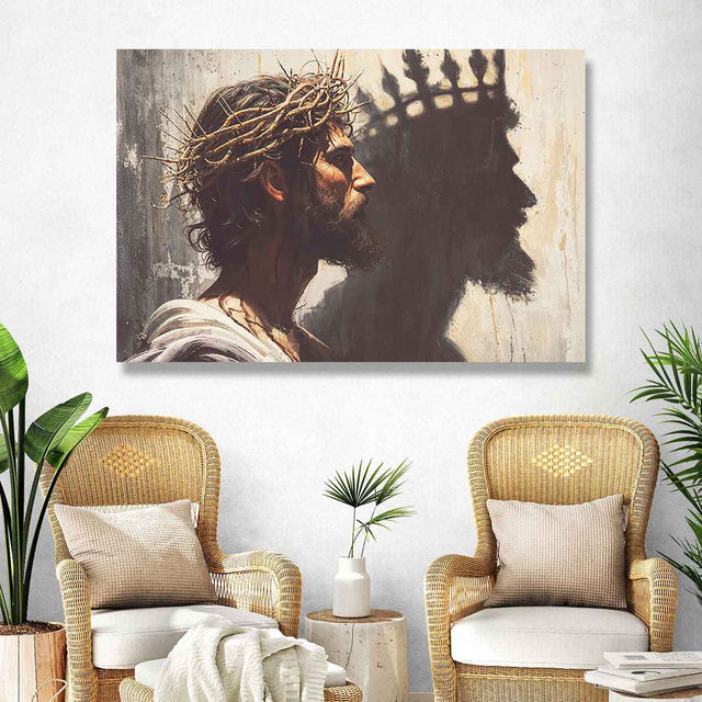 Jesus Is The King of Kings Christian Wall Art – CupCus