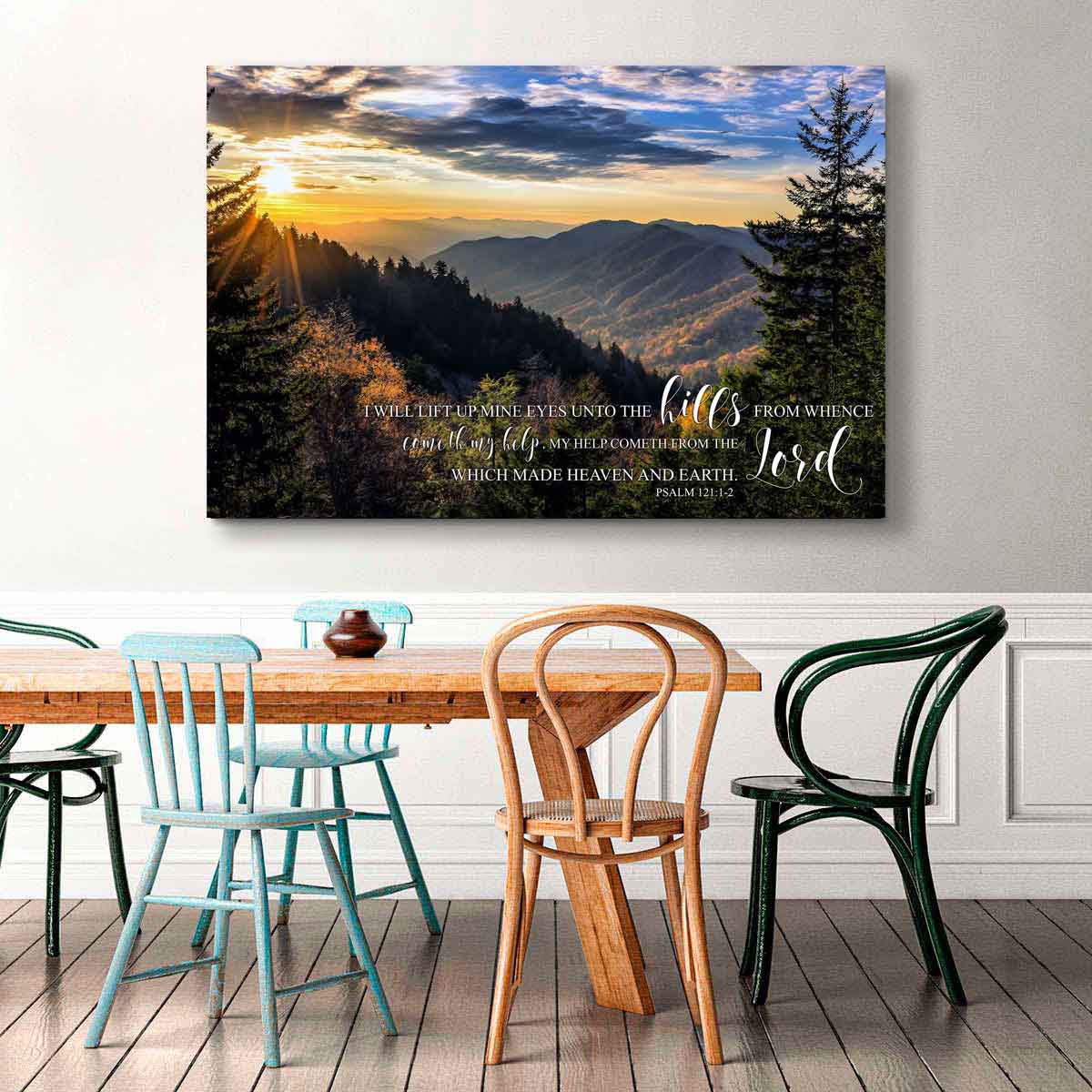 My Help Cometh From The Lord Christian Wall Art – CupCus
