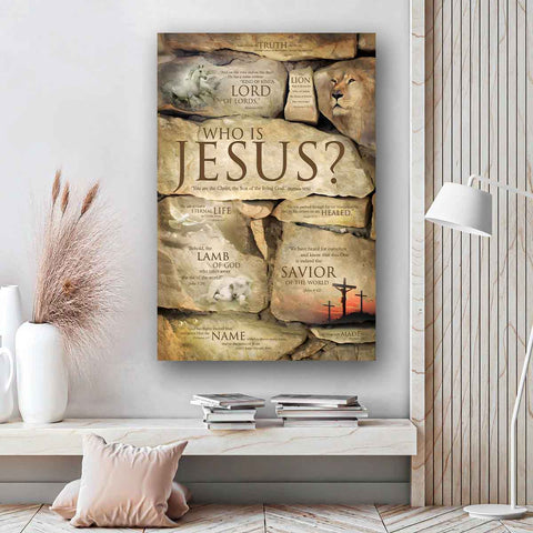 Who Is Jesus Christian Wall Art