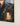 Close-up of the gallery-wrapped canvas corner showing the glowing empty tomb, the risen Christ, the kneeling angel and the 1.25 inch edge
