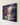 Angled close-up of the gallery-wrapped canvas edge with Jesus reaching toward the wave and holding the man