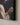 Close-up of the gallery-wrapped canvas corner showing the hand of Jesus, the iron shackle and chain, and the 1.25 inch edge
