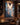 Christian wall art canvas of Jesus and the heavenly host in a dramatic masculine home office with walnut desk