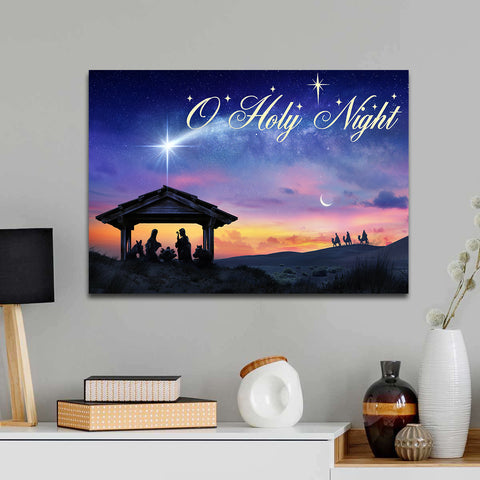 O Holy Night Wall Art Christmas Wall Decor Christian Wall Art